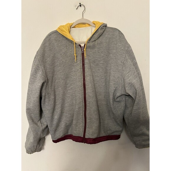 Rare Vtg Starter Washington Redskins Reversable Hooded Zip Jacket mens Large - Picture 14 of 16